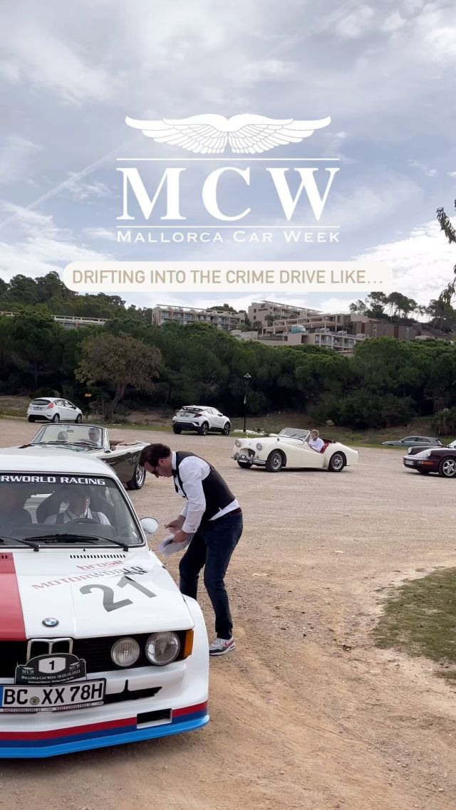 POV: When you’re @drsd1665  and you’re trying to solve a crime but you are sitting in a BMW with none other than former rally driver HRH Leopold Prince of Bavaria as your driver.